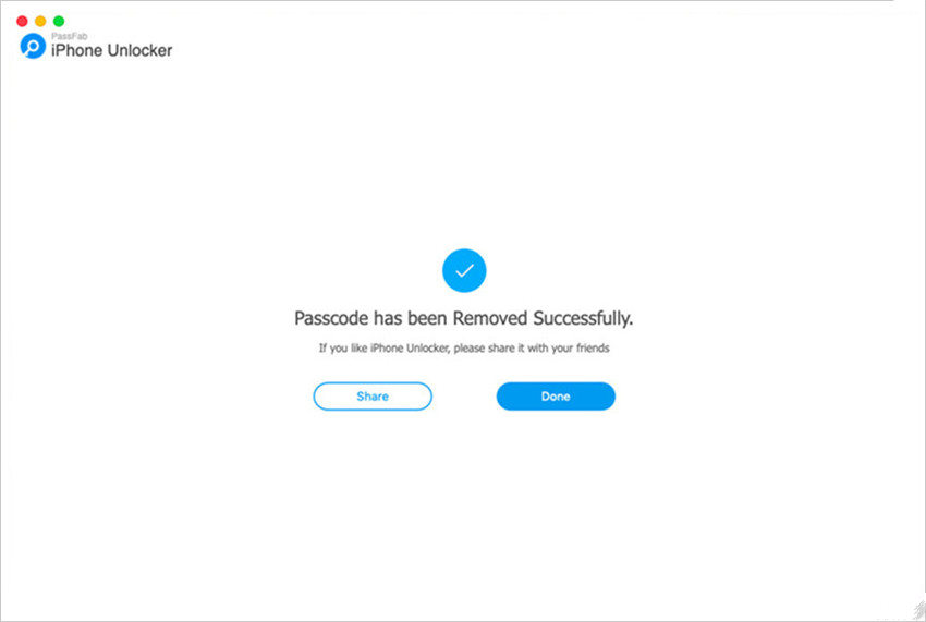 remove passcode successfully on mac