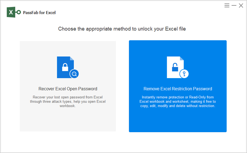 remove excel restriction password