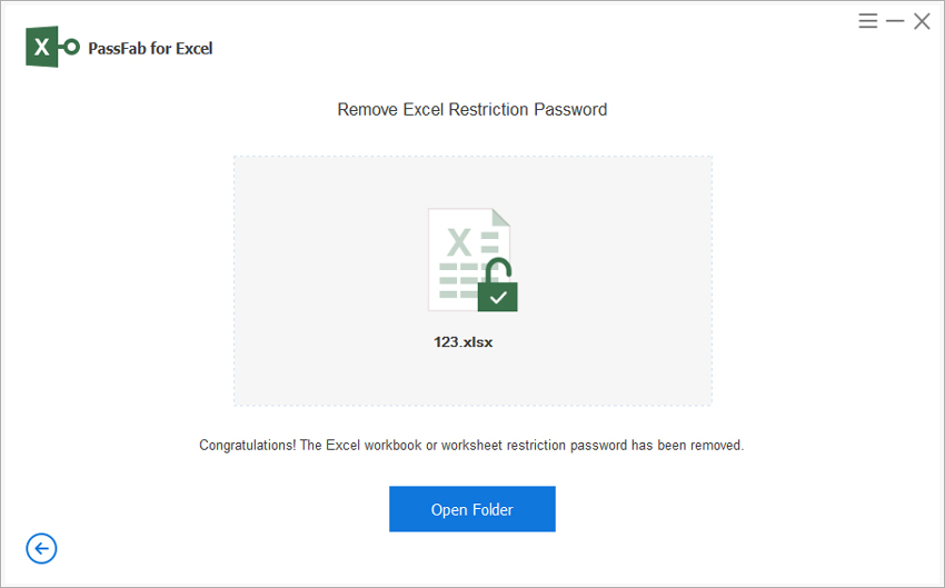 remove restriction password successfully