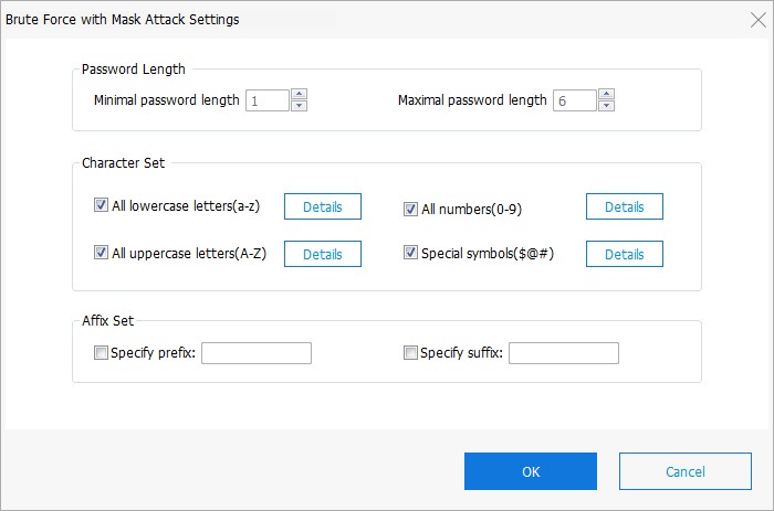 add dictionary to recover password