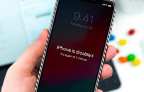 iphone is disabled